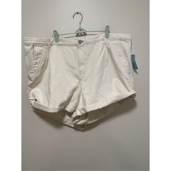 New size 24 W Plus Anthropologie Pilcro Chino Shorts Size 24W Plus - Picture 5 of 11